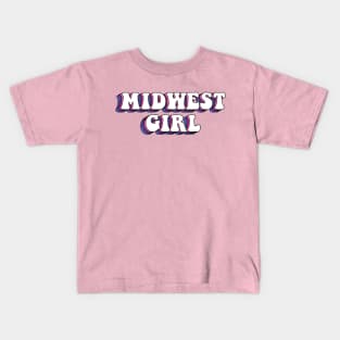 Midwestern Girl Kids T-Shirt